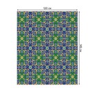 Скатерть на стол «Цветочные квадраты», прямоугольная, сатен, размер 120х145 см - Фото 2
