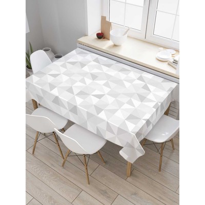 Скатерть на стол «Мраморный узор», прямоугольная, сатен, размер 120х145 см