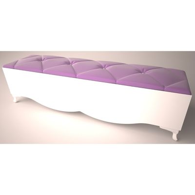 Скамья прикроватная Аделина Белый глянец