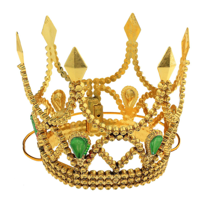 Корона «Принцессы», на веревочке, золото - Фото 1