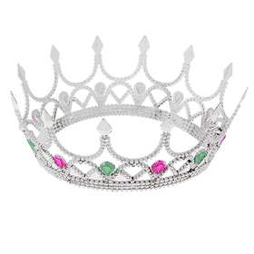 Венец королевы, серебристый (комплект 2 шт)