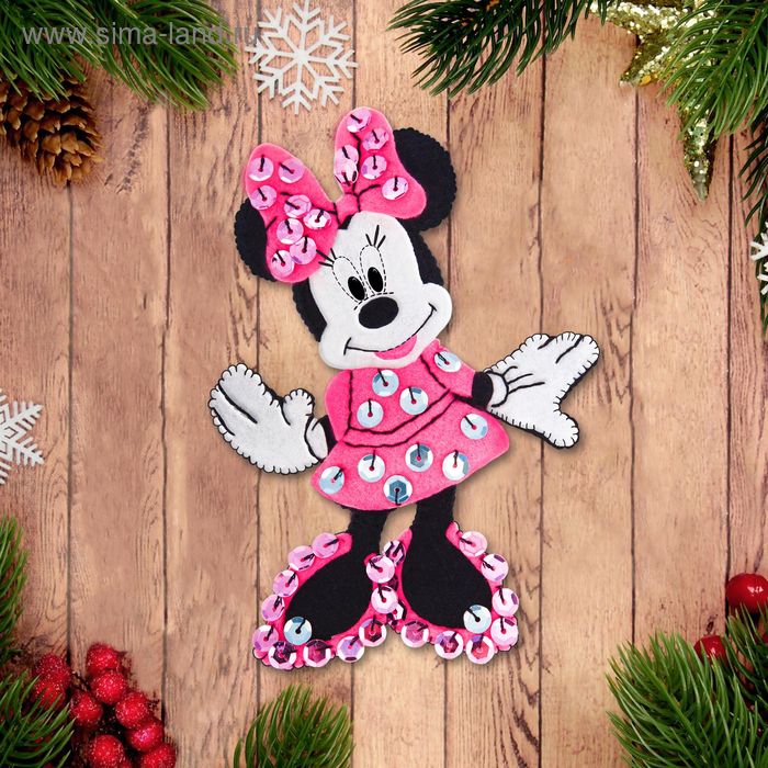 Игрушка из фетра, Минни Маус - Фото 1