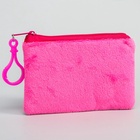 Кошелек детский для девочки на молнии, плюшевый, 12×8 см, Щенячий патруль - Фото 4