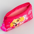 Кошелек детский для девочки на молнии, плюшевый, 12×8 см, Щенячий патруль - Фото 2