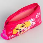 Кошелек детский для девочки на молнии, плюшевый, 12×8 см, Щенячий патруль - Фото 2