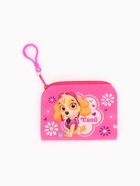 Кошелек детский для девочки на молнии, плюшевый, 12×8 см, Щенячий патруль 2433954