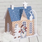 Набор для творчества. Домик новогодний «Рождественская сказка», 15×14×7 см - Фото 2