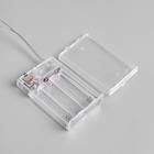 Светодиодная фигура «Олень с колокольчиком» 25×30×9 см, акрил, 24 LED, батарейки ААх3 (не в комплекте), свечение белое - Фото 3