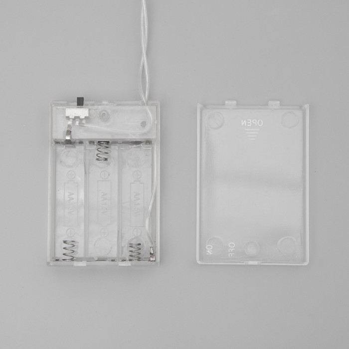 Светодиодная фигура «Олень с колокольчиком» 25 × 30 × 9 см, акрил, 24 LED, батарейки ААх3 (не в комплекте), свечение белое - фото 1884793916