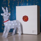 Светодиодная фигура «Оленёнок» 34×41×18 см, акрил, 220 В, свечение белое - Фото 3