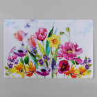 Салфетка сервировочная на стол «Цветы акварель», 42×27 см - Фото 2