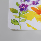 Салфетка сервировочная на стол «Цветы акварель», 42×27 см - Фото 3