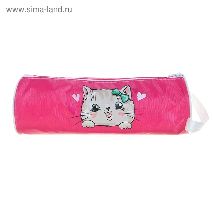 Пенал школьный, 21х6.5 см, «Котёнок» - Фото 1