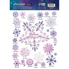 Интерьерная наклейка со светящимся слоем «Снежинки», 21 х 29,7 см - Фото 3