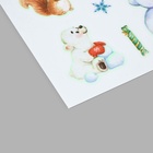 Наклейки новогодние со светящимся слоем «С Новым годом», 14.5×10.5 см - Фото 3