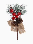 Еловая ветка декоративная «Зимнее волшебство. Мечты», 13 см 2334975