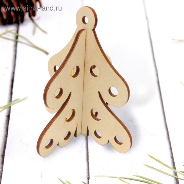 Подвеска "3D Ёлка" - Фото 1