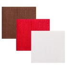 Набор Collorista"С Новым годом!" полотенце 30х30 см-3шт, хлопок - Фото 4