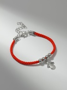 Браслет-оберег «Красная нить» талисман защиты, ангел хранитель, цвет серебро, L=20 см - Фото 2