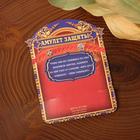 Браслет-оберег «Красная нить» талисман защиты, амулет рука, цвет чернёное серебро, L=20см - Фото 3