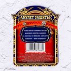 Браслет-оберег «Красная нить» талисман защиты, амулет рука, цвет чернёное серебро, L=20см - Фото 4