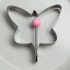 Форма для яичницы и оладий «Бабочка», цвет зелёный - Фото 3