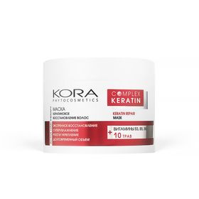 Маска - кератиновое восстановление волос Kora, 300 мл