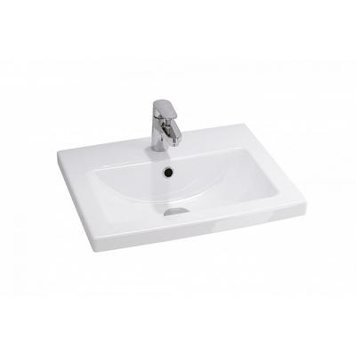 Раковина встраиваемая Cersanit COMO 50, с отверстием под смеситель, цвет белый