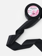 Лента атласная, 50 мм, 23±1 м, чёрная №39 - Фото 2