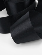 Лента атласная, 50 мм, 23±1 м, чёрная №39 - Фото 4