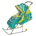 Санки коляска «Умка 3. Мишки», цвет изумрудный - Фото 5