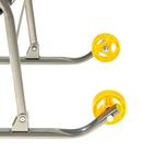 Санки коляска «Умка 3. Вязаный узор», цвет бирюзовый - Фото 4