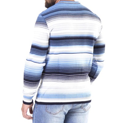 Джемпер мужской Д-179, цвет голубой, р-р 56