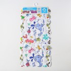 Коврик противоскользящий в ванну на присосках Доляна «Морские жители», 36×70 см - Фото 3