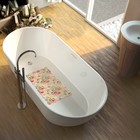 SPA-коврик для ванны на присосках Доляна «Цветник», 36×69 см - Фото 4
