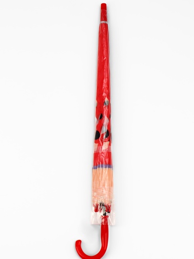 Зонт детский «Божья коровка», полуавтоматический, r=40см, цвет красный