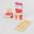 Кукольная мебель "Ванная", 3 предмета - Фото 2