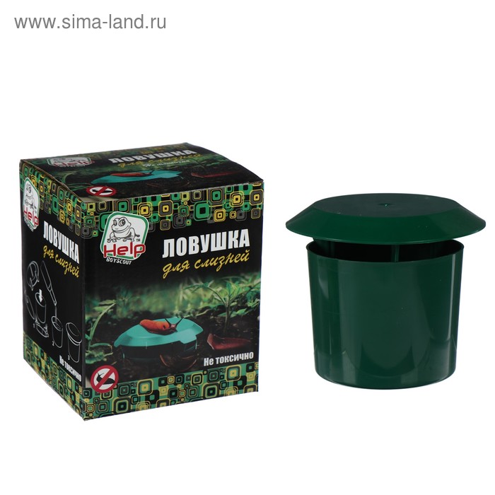 Ловушка для СЛИЗНЕЙ, 11x10 см 2 шт в упаковке - Фото 1