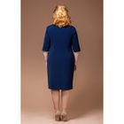 Платье женское, размер 50, цвет тёмно-синий+лимонный П-374/3 - Фото 2