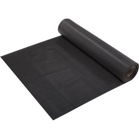 Ковёр-дорожка ПВХ «Полоска», 2,3 мм, 0,9 х 10 м, против скольжения, цвет чёрный