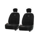 Авточехлы универcальные AUTOPROFI TT-902V BK/BK, полиэстер, велюр, набор из 9 предметов, передний ряд, задний ряд, цвет чёрный - Фото 2