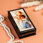 Шкатулка - купюрница «Ангелочки», 8,5×17  см, лаковая миниатюра - фото 301605946