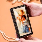 Шкатулка - купюрница «Ангелочки», 8,5×17  см, лаковая миниатюра - фото 9503923