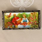 Шкатулка - купюрница «Деревенские песни», 8,5×17 см, лаковая миниатюра - Фото 2