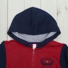 Костюм для мальчика (куртка, брюки), рост 158 см, цвет тёмно-синий/красный CAJ 9656 - Фото 2