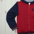 Костюм для мальчика (куртка, брюки), рост 158 см, цвет тёмно-синий/красный CAJ 9656 - Фото 3