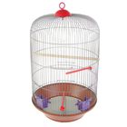 Клетка для птиц, 40×77 см, круглая, трехярусная сварная, большой поддон, МИКС - Фото 1