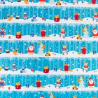 Бумага упаковочная глянцевая "Лесные персонажи",70х100 см - Фото 2