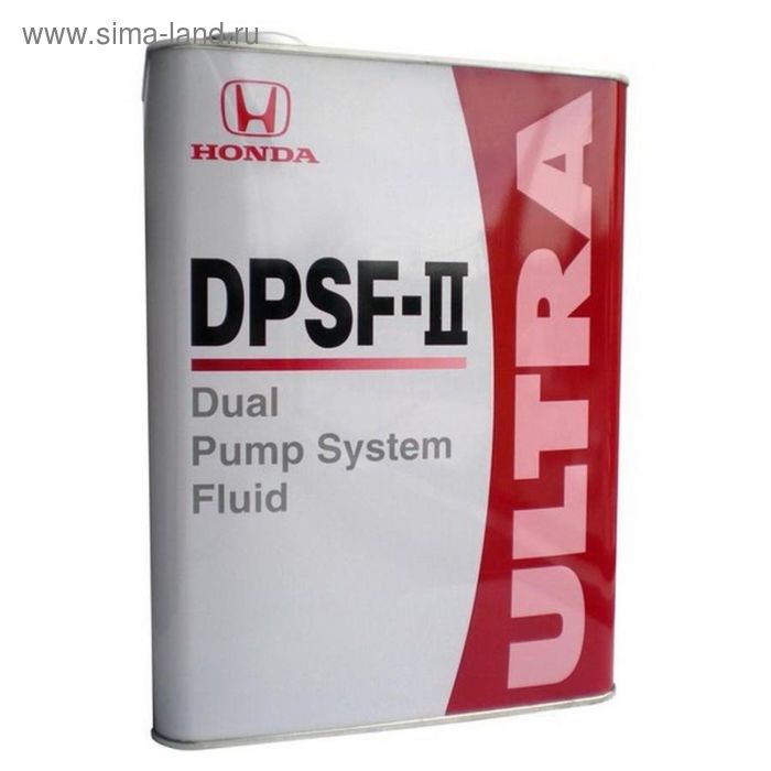 Масло трансмиссионное  Honda DPSF II 08262-99964, 4 л - Фото 1