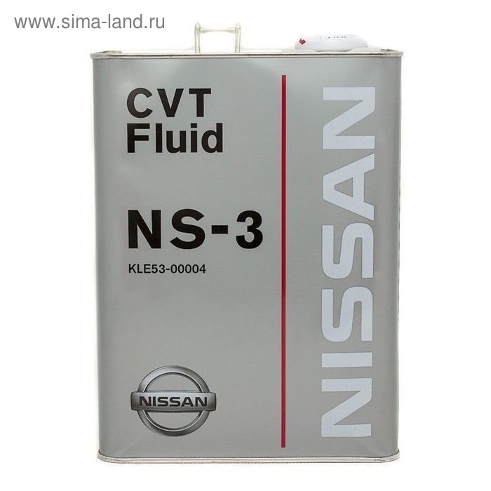 Трансмиссионное масло Nissan CVT NS-3, 4 л - Фото 1